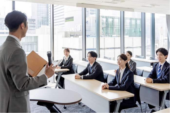 新入社員研修の風景